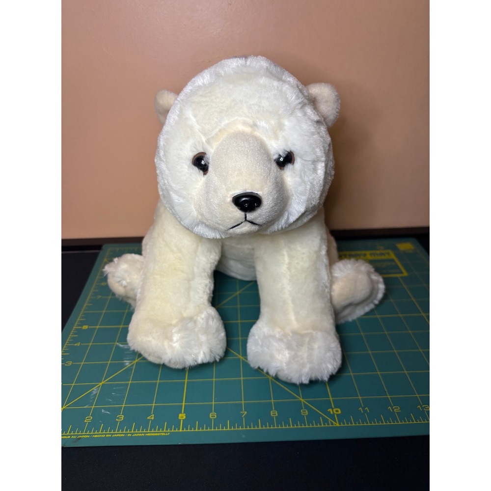 Adventure Planet Polar Bear Plush Stuffed Animal White 10 Inch RINCO 02720